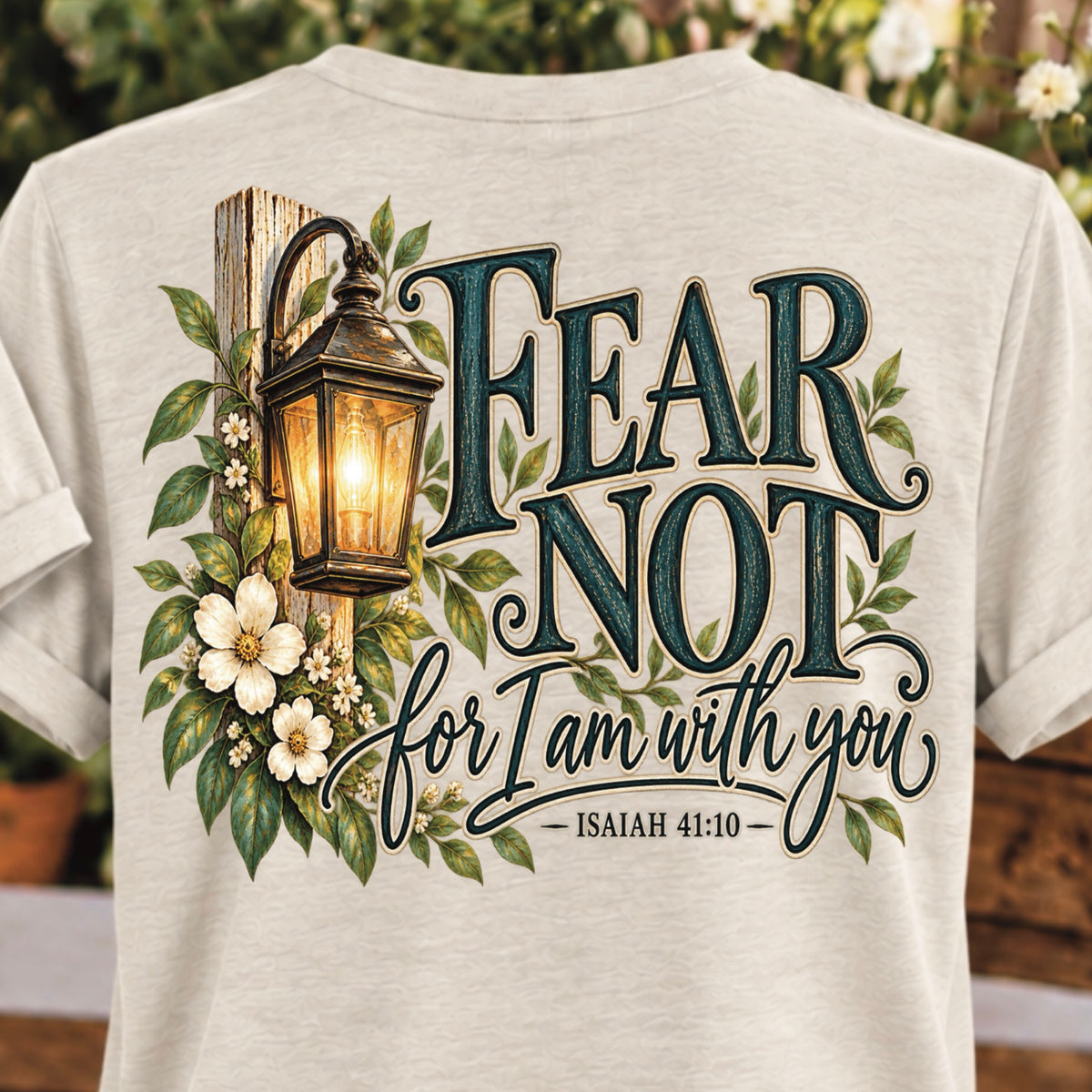Fear Not - Isaiah 41:10 Christian V-Neck t-shirt
