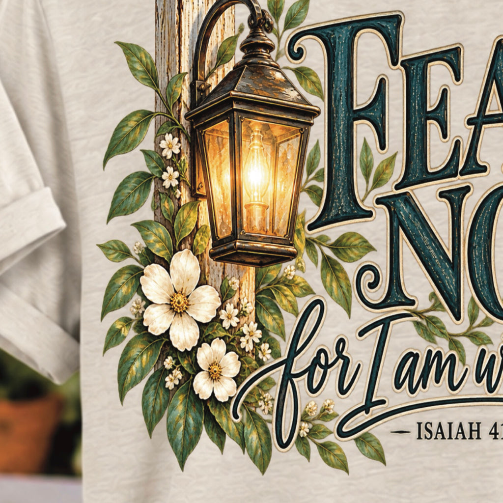 Fear Not - Isaiah 41:10 Christian V-Neck t-shirt