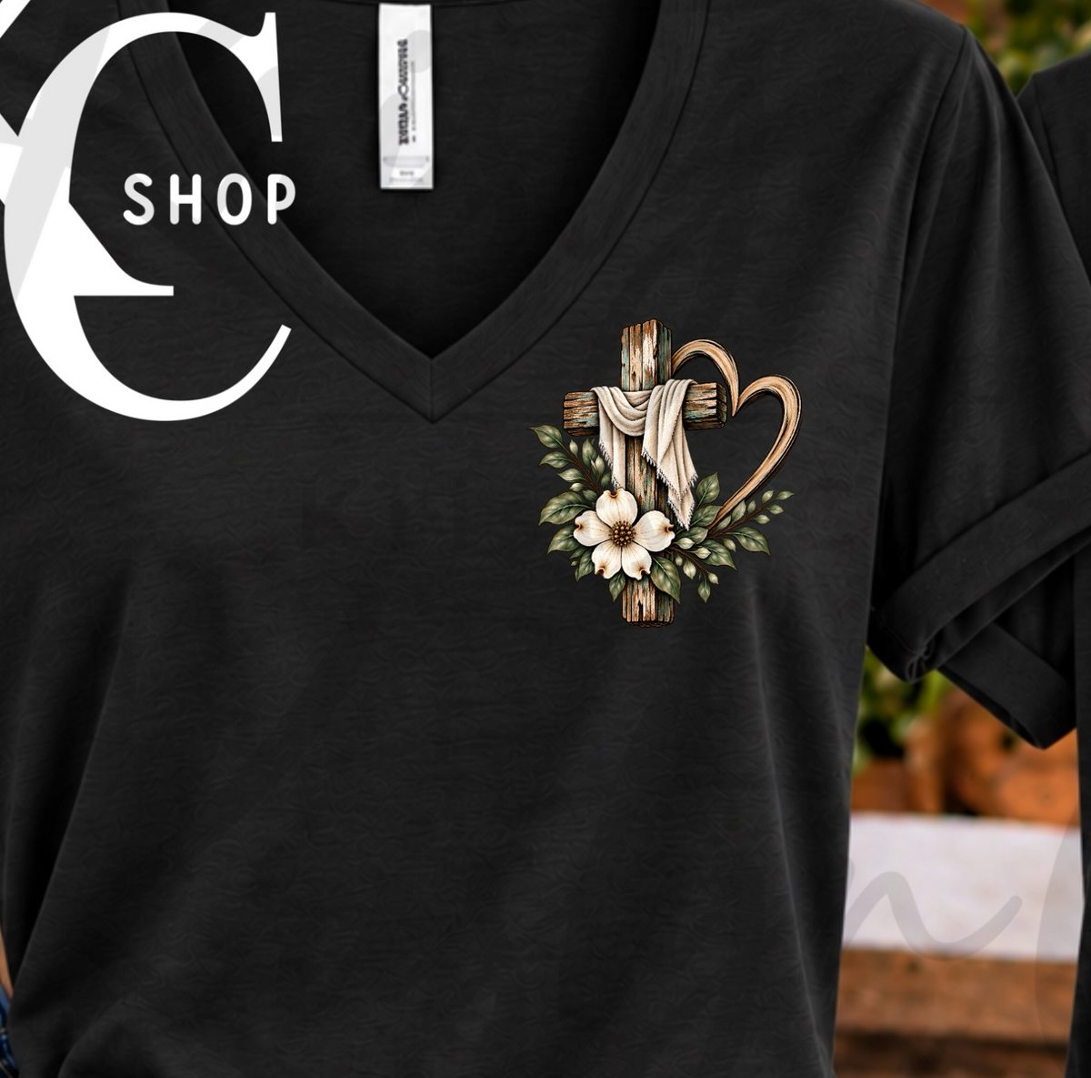 Called to Serve — Mark 10:45 | Christian V-Neck t-shirt