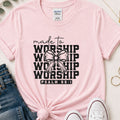 Made to worship Christian t-shirt