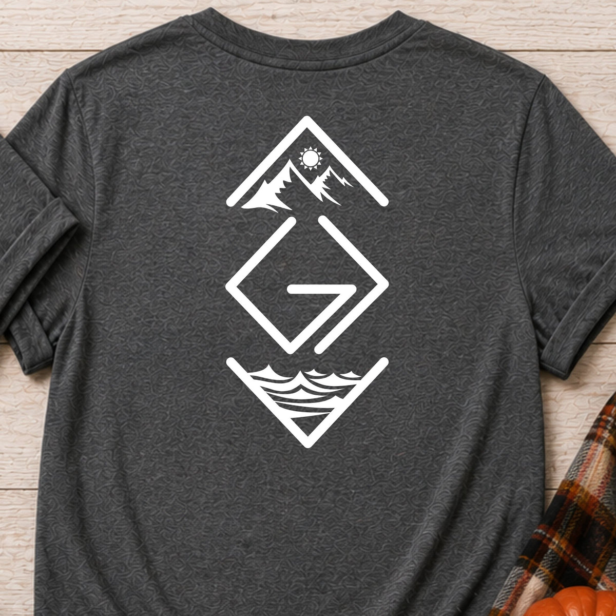 God is greater than the highs and lows vertical Christian t-shirt