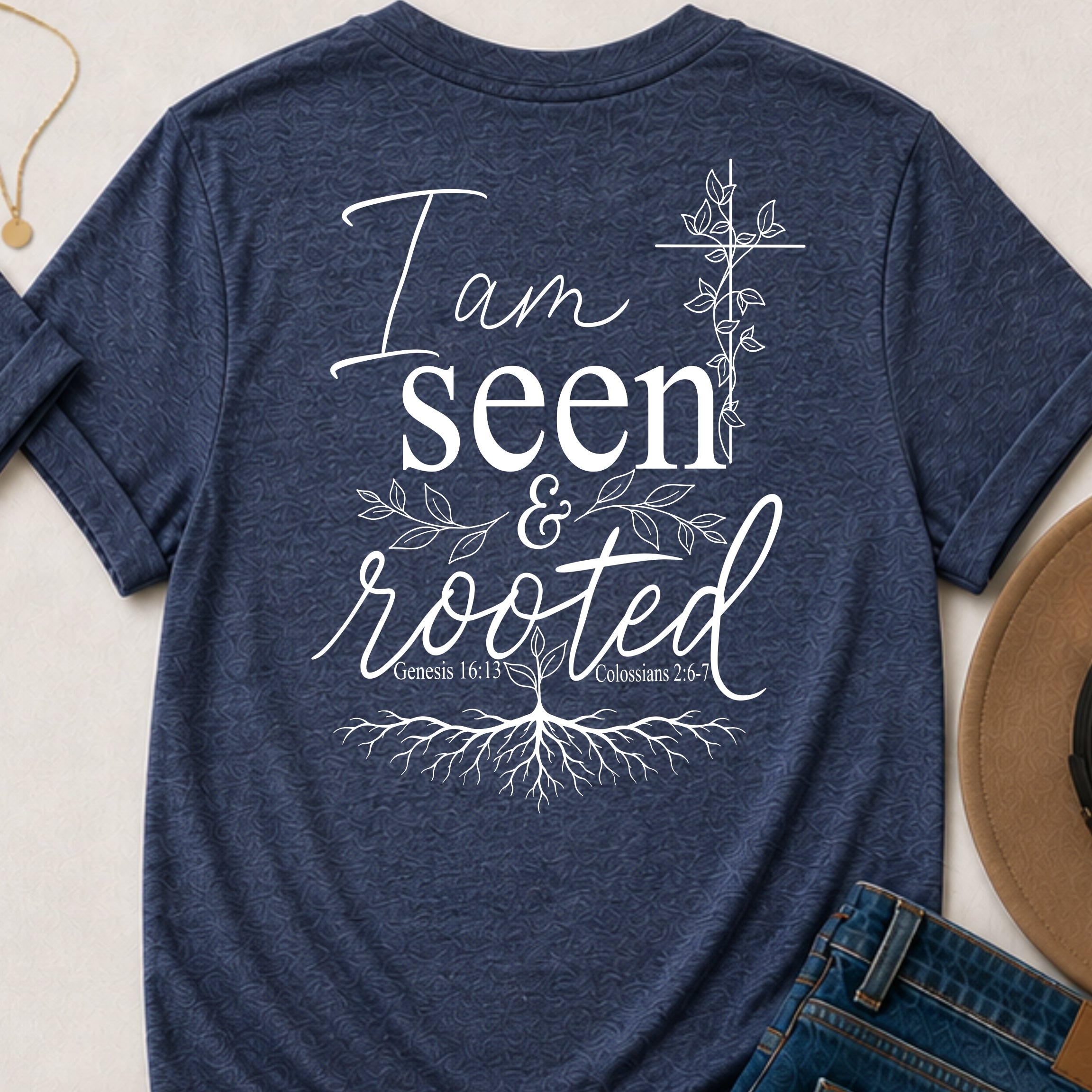 Seen & Rooted Christian t-shirt