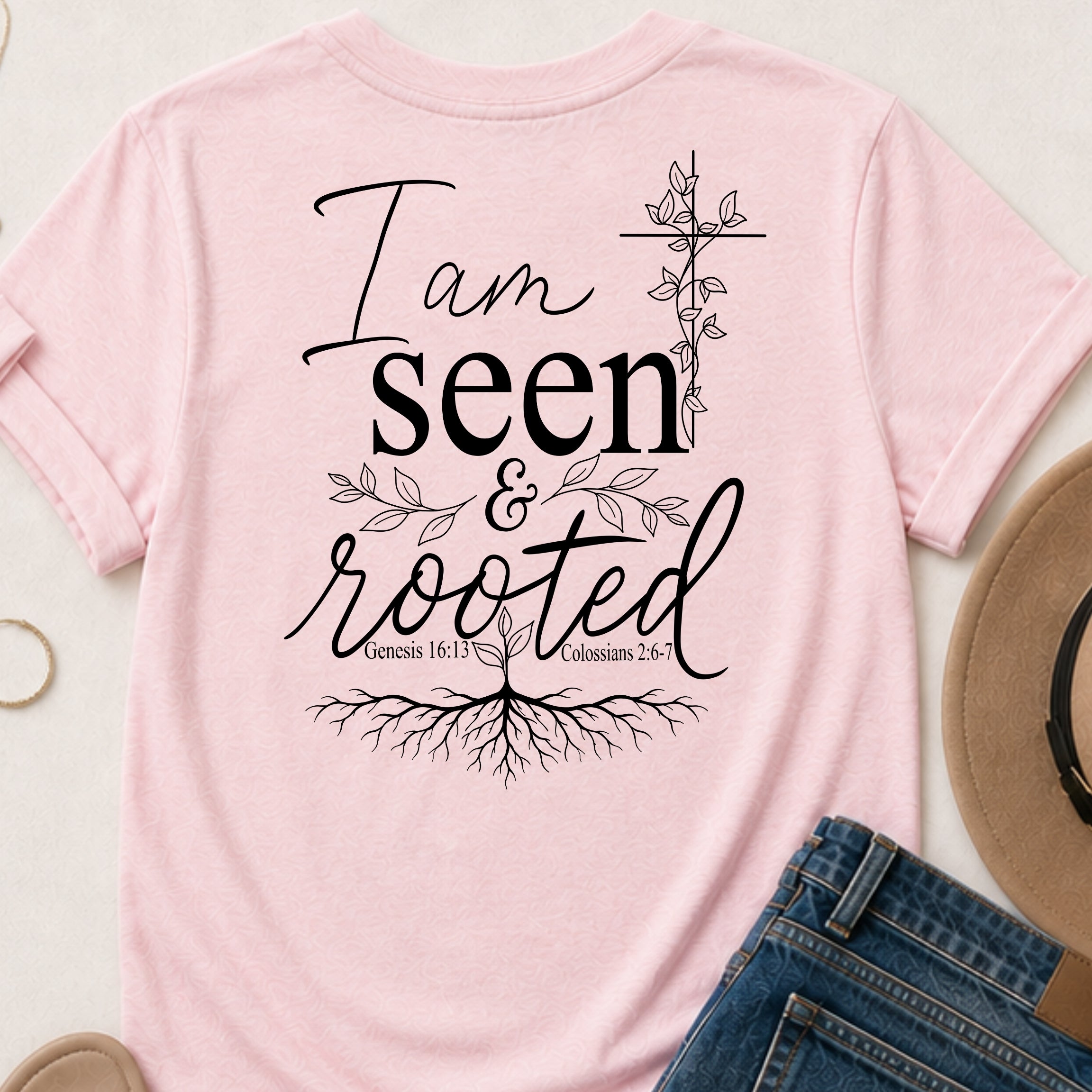 Seen & Rooted Christian t-shirt
