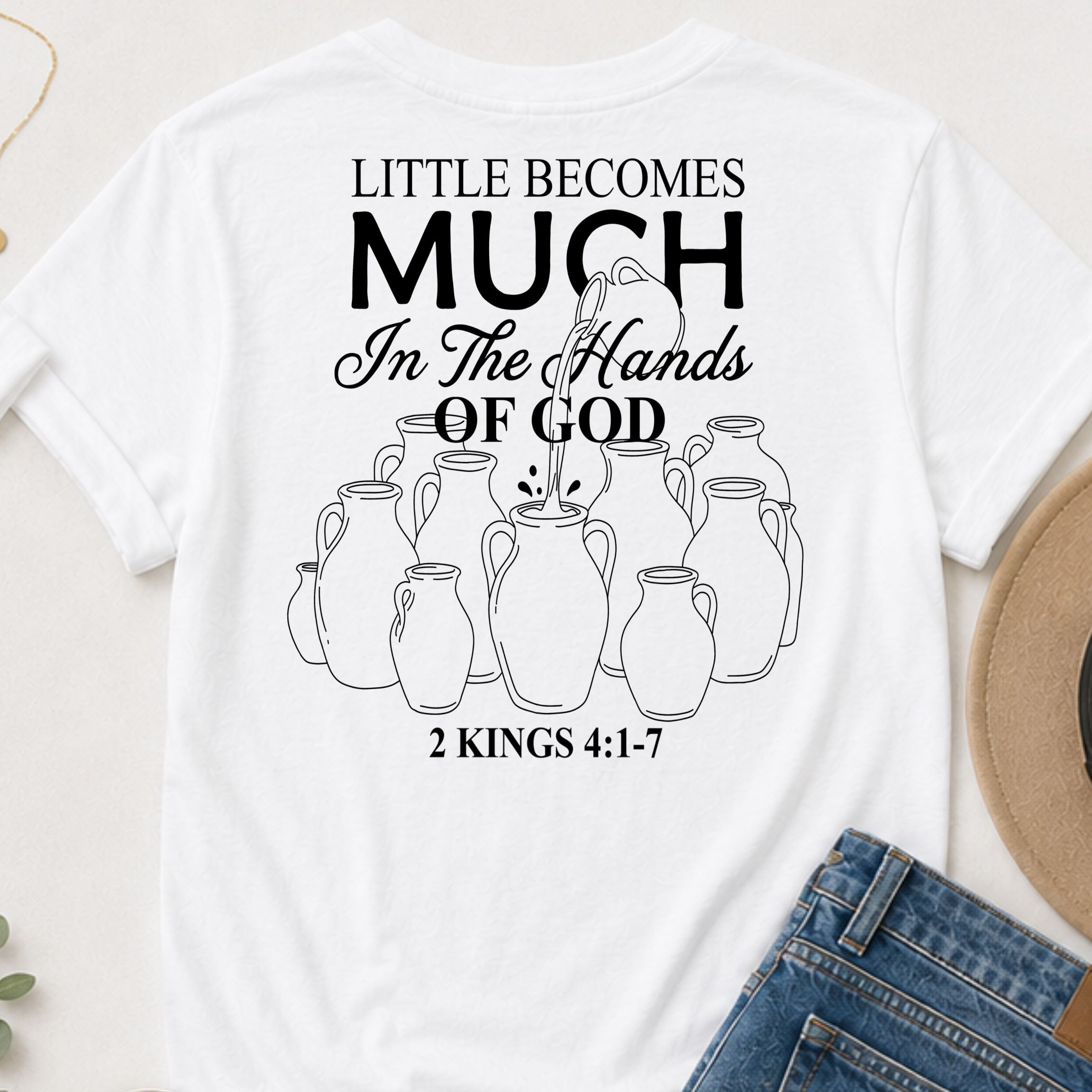 Little is much Christian t-shirt