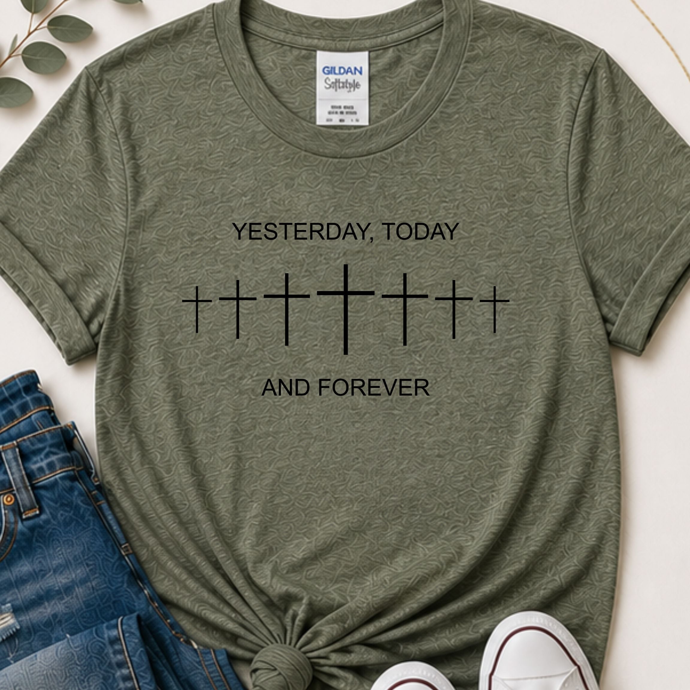 He’s the same yesterday, today, & tomorrow Christian t-shirt