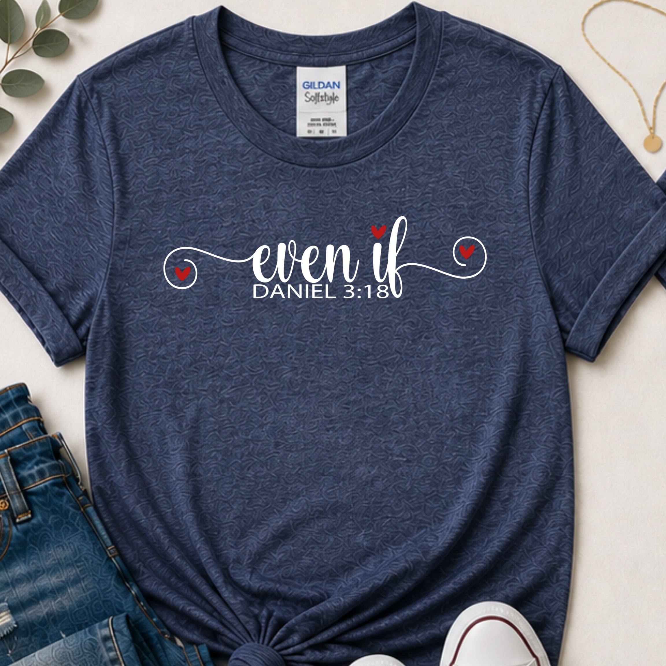 Even if script Christian t-shirt