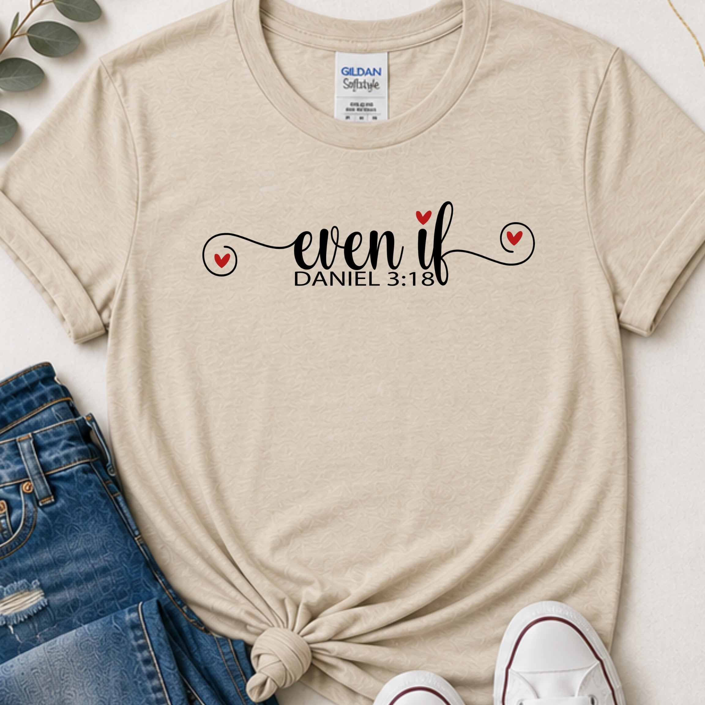 Even if script Christian t-shirt