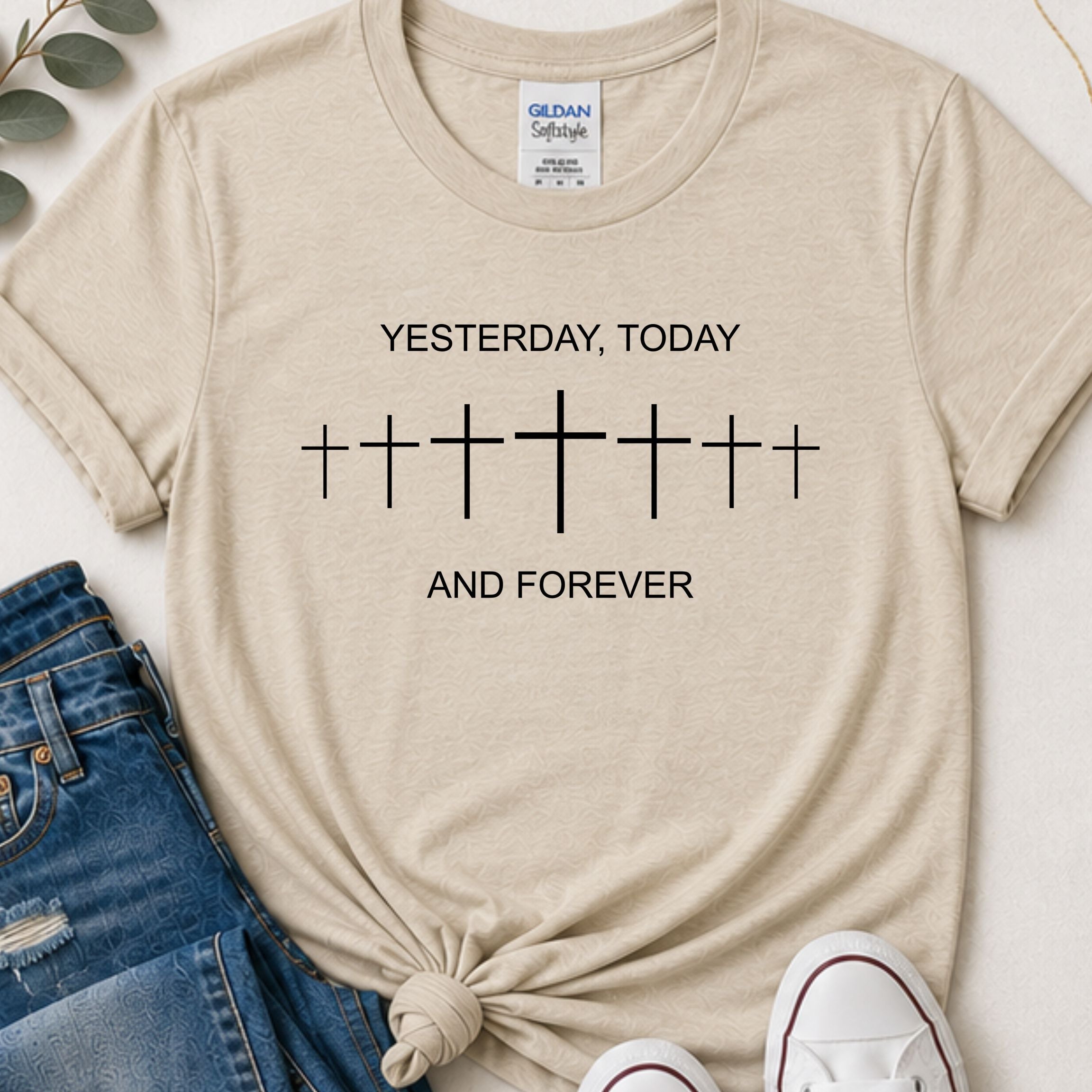 He’s the same yesterday, today, & tomorrow Christian t-shirt